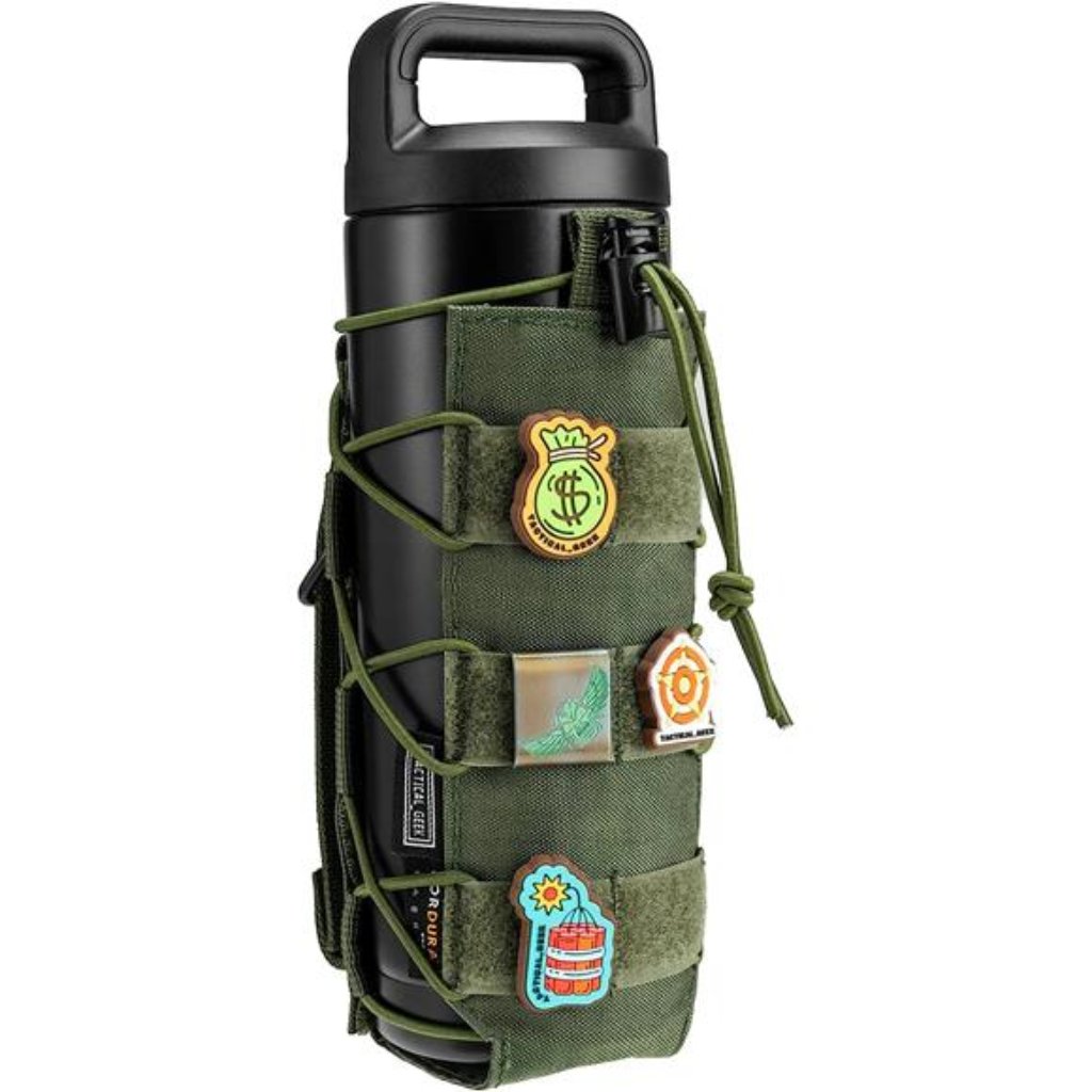 Water Bottle Pouch Portable Water Bottle Carrier Drawstring Travel Bottle